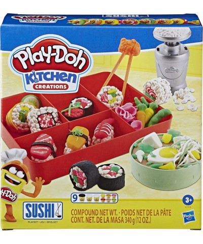 Kitchen Creations Sushi Play Food Set for Kids 3 Years and Up with Bento Box and 9 Non-Toxic Cans E79155L0 $44.72 Kids' Art C...