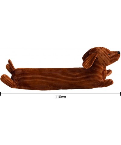 Cute Office Long Dachshund Plush Toys Stuffed Cartoon Animal Husky / Fox / Doll Nap Pillow Sofa Cushion Girls Birthday Gifts ...