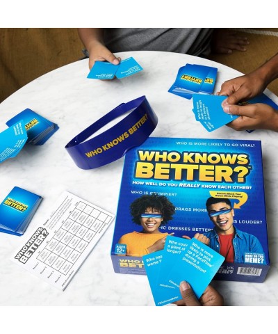 Who Knows Better? – The Party Game of Superlatives Where You Test How Well You Know Your Friends Family $31.76 Card Games