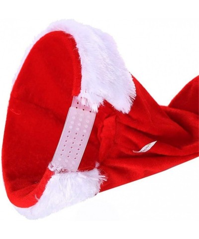 Singing and Dancing Electric Christmas Santa Hat for Adults Kids Swing Musical Funny Toy Hat Plush Velvet Christmas Cap in Tr...