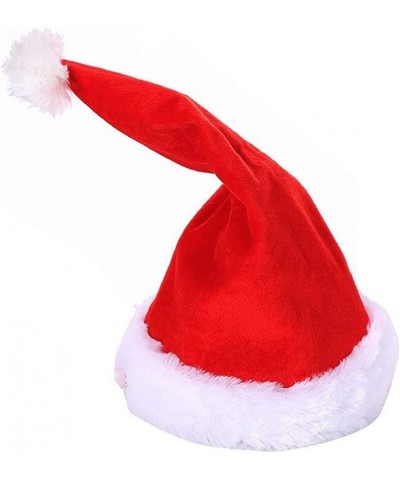 Singing and Dancing Electric Christmas Santa Hat for Adults Kids Swing Musical Funny Toy Hat Plush Velvet Christmas Cap in Tr...