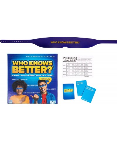 Who Knows Better? – The Party Game of Superlatives Where You Test How Well You Know Your Friends Family $31.76 Card Games