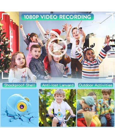 Kids Camera 1080P Selfie Mini Camera HD Digital Video Camera for Toddlers Video Recorder Toys for Kids Christmas Birthday Gif...