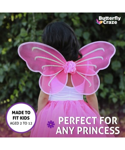 Girls' Fairy Angel or Butterfly Wings – Costumes and Dress Up For Kids Aged 2 to 12 – Pack of 6 $49.74 Kids' Costumes