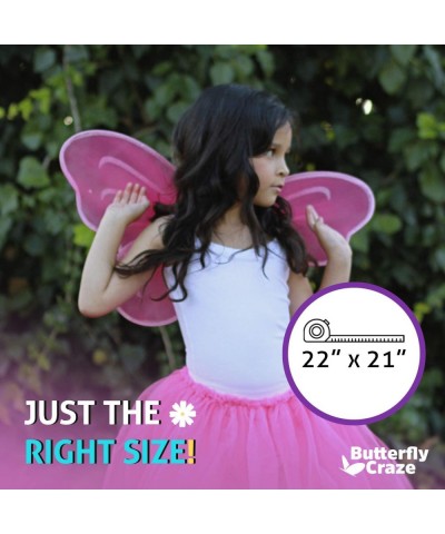 Girls' Fairy Angel or Butterfly Wings – Costumes and Dress Up For Kids Aged 2 to 12 – Pack of 6 $49.74 Kids' Costumes