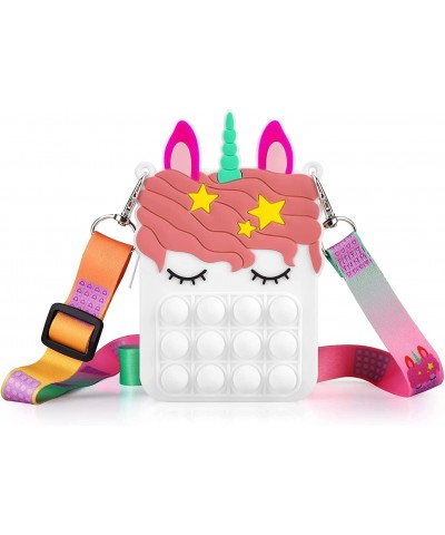 Pop Purse Shoulder Bag Fidget Toys Cute Crossbody Bag for Women Girls Kawaii Fidget Purse School Supplies for Girls $17.95 Pl...