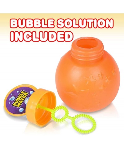 Light Up Pumpkin Bubble Blower Wand - 13.5 Inch Illuminating Bubble Blower Wand with Thrilling LED Effect for Kids Bubble Flu...