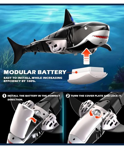 Pool Toys for Kids Ages 6 7 8 9 10+ Remote Control Shark Water Toys Baby Shark Toys for Swimming Pool RC Boat with Light for ...