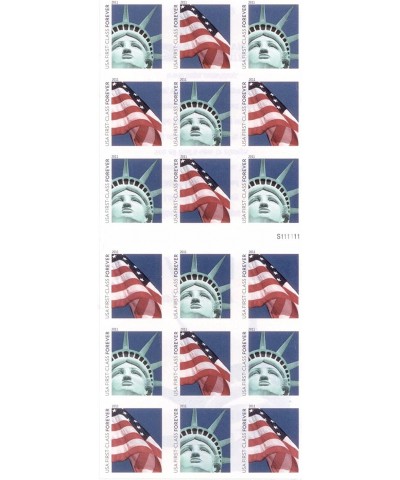 Forever Stamps Lady Liberty and Flag ATM Sheet of 18 Stamps $51.86 Collectibles Display & Storage