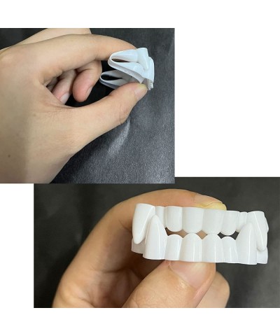 12 Pcs Vampire Fangs Plastic Whie and Glow in The Dark Vampire Teeth for Dress Up Costume Cosplay Photo Props Halloween Chris...