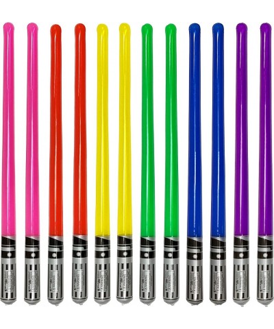 Pack of 12"Party Weight" Inflatable Lightsaber- 2 Pink 2 Red 2 Yellow 2 Green 2 Blue 2 Purple Rainbow Pack? $28.92 Kids' Part...