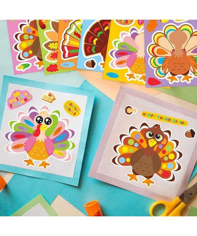 Thanksgiving Stickers for Kids Turkey Stickers 30 Sheets Thanksgiving Stickers Make a Turkey Face Stickers Thanksgiving Craft...