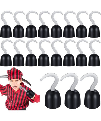 20 Pieces Captain Hook Pirate Hooks Hand Plastic Hook Costume Accessory for Halloween Christmas Party Supplies $22.15 Kids' D...