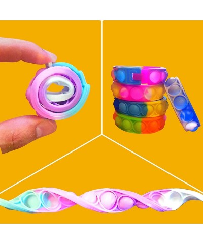 30PCS Party Favors Pop Bracelet Fidget Toy Adjust Wristband Pop Sensory Toy Stocking Stuffers Goody Bag Fillers Goody Bag Stu...