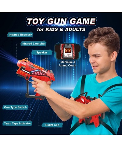 Rechargeable Laser Tag Set Laser Tag Guns with Vest Lazer Tag Game for Boys Age 8-12 and Adults Birthday Toy for Teenager Kid...