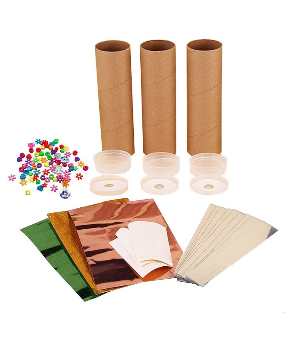 3 Sets DIY Kaleidoscope Making Kit for Children's Day Gift Baby Kids Toys Gifts Party Favors Kaleidoscope Toy Educational Sci...