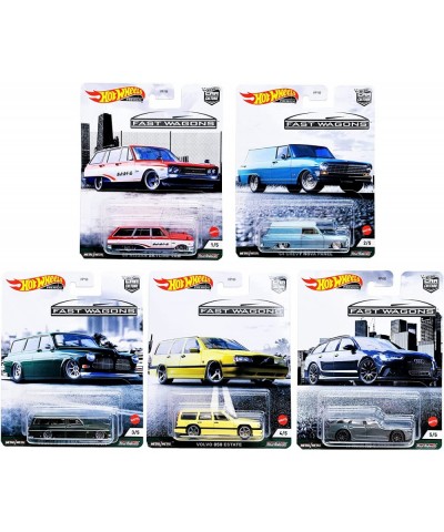 Premium Car Culture Fast Wagons Complete Set of 5 Vehicles $81.75 Kids' Play Cars & Race Cars