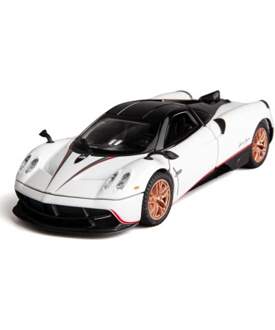 1/32 Pagani Huayra Dinastia Toy Car Alloy Diecast Model Car Collectible Pull Back with Light and Sound Toy Vehicle for Boys K...