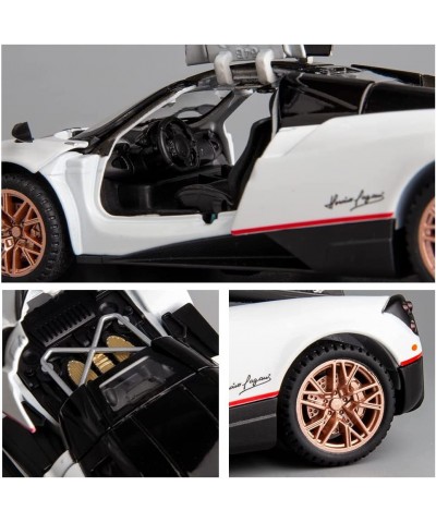 1/32 Pagani Huayra Dinastia Toy Car Alloy Diecast Model Car Collectible Pull Back with Light and Sound Toy Vehicle for Boys K...