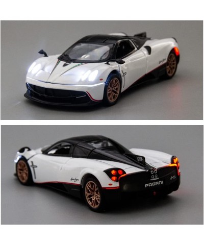 1/32 Pagani Huayra Dinastia Toy Car Alloy Diecast Model Car Collectible Pull Back with Light and Sound Toy Vehicle for Boys K...