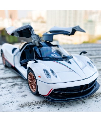 1/32 Pagani Huayra Dinastia Toy Car Alloy Diecast Model Car Collectible Pull Back with Light and Sound Toy Vehicle for Boys K...