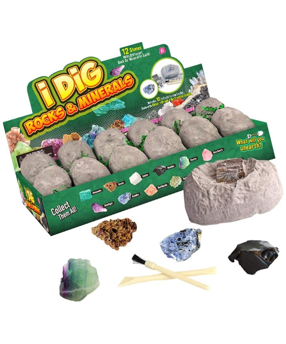 1 Set Gemstone Dig Kits Gem Excavation Kits Gems Digging Kit for Kids Mineralogy Geology Science Gift $31.32 Educational Scie...