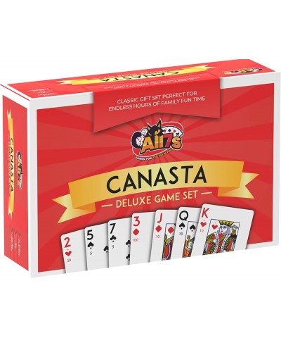 Canasta Cards Game Set with Canasta Cards with Point Values Canasta Score Pads and Rotating Tray $46.44 Card Games