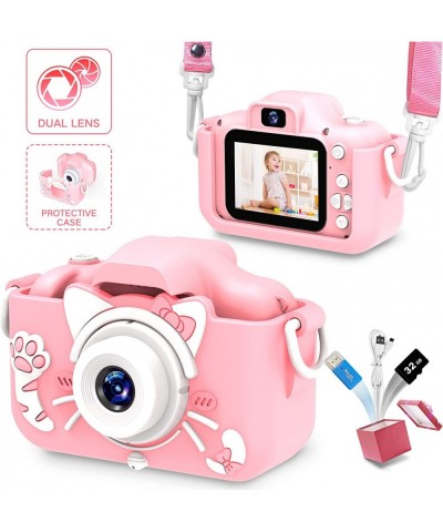 Kids Camera for Girls and Boys Children Camera Digital Video Kids Camera 2.0 Inches Screen 20.0MP Video 32GB SD Card Include ...