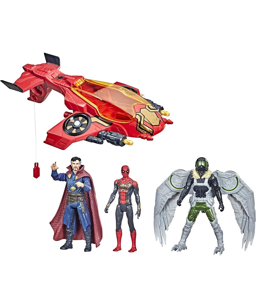 Marvel Spider-Man: Spider Escape Jet with 3 Action Figures in 6-Inch Scale Including and Marvel's Vulture 4 Projectiles Ages ...