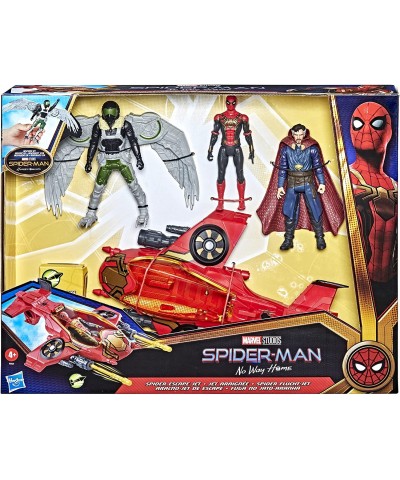 Marvel Spider-Man: Spider Escape Jet with 3 Action Figures in 6-Inch Scale Including and Marvel's Vulture 4 Projectiles Ages ...