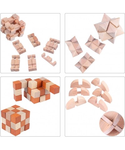 Brain Teaser Puzzle for Kids Adults Puzzle Games Wooden and Metal 3D Unlock Interlocking Puzzle Educational Toy 28Pcs $51.06 ...