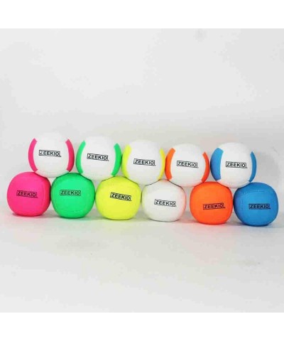 Lunar Juggling Ball - (1) Professional UV Reactive 6 Panel Ball - 110g (White/Green) $21.11 Juggling Sets