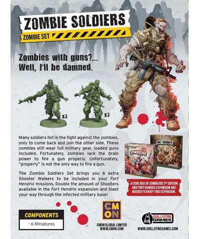 Zombicide 2nd Edition Zombie Soldiers Set | Strategy Board Game | Cooperative Game for Teens and Adults | Zombie Board Game M...