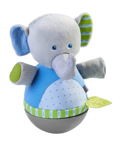 Roly Poly Elephant Soft Wobbling & Chiming Baby Toy $45.06 Baby Musical Toys