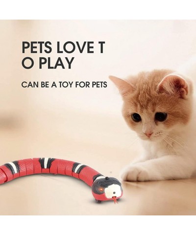 Electric Snake Toy Realistic Simulation Smart Sensing Infrared Induction Snake Toy USB Rechargeable Infrared Induction RC Sna...