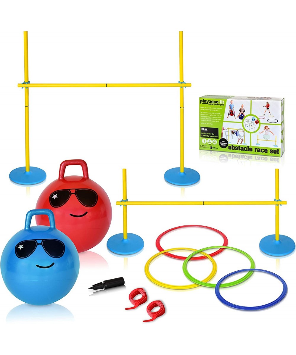 Playzone-fit Obstacle Race Set - Competition Obstacle Race Course for Children - Perfect Outdoor & Indoor Racing Obstacles fo...