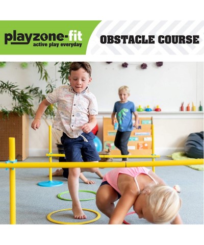 Playzone-fit Obstacle Race Set - Competition Obstacle Race Course for Children - Perfect Outdoor & Indoor Racing Obstacles fo...