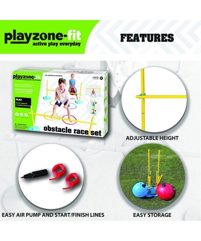 Playzone-fit Obstacle Race Set - Competition Obstacle Race Course for Children - Perfect Outdoor & Indoor Racing Obstacles fo...