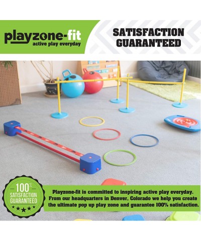 Playzone-fit Obstacle Race Set - Competition Obstacle Race Course for Children - Perfect Outdoor & Indoor Racing Obstacles fo...