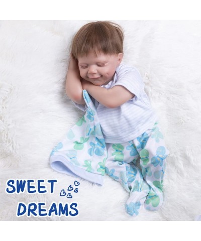 Reborn Baby Dolls Boy 18 Inch Real Baby Feeling Realistic Newborn Baby Dolls Lifelike Sleeping Baby Xmas Gift Real Life Baby ...