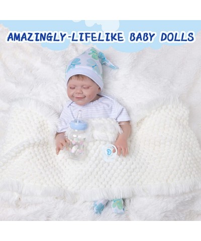 Reborn Baby Dolls Boy 18 Inch Real Baby Feeling Realistic Newborn Baby Dolls Lifelike Sleeping Baby Xmas Gift Real Life Baby ...