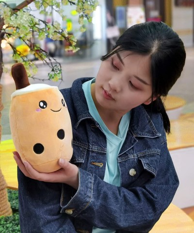 9.45 Inch Cute Boba Bubble Milk Tea Cup Plush Toys $15.90 Plush Figure Toys