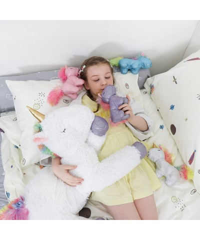 24 Inches Unicorn Plush Toy Set for Girls 4 Colorful Unicorns in Mommy Unicorn’s Belly Unique Stuffed Unicorns Gifts for Chil...