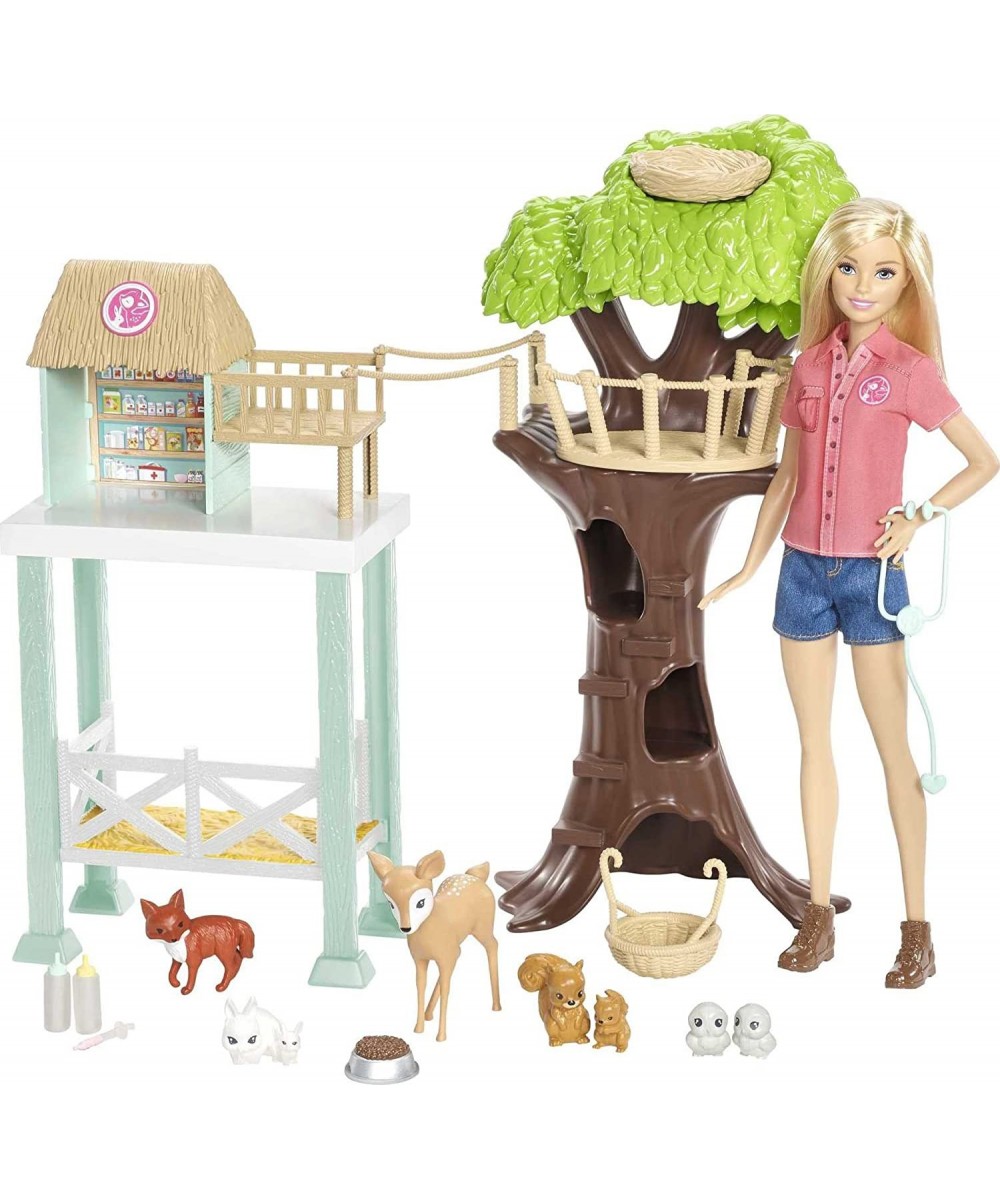 Doll and Animal Rescue Center with 8 Animals $56.69 Doll Playsets