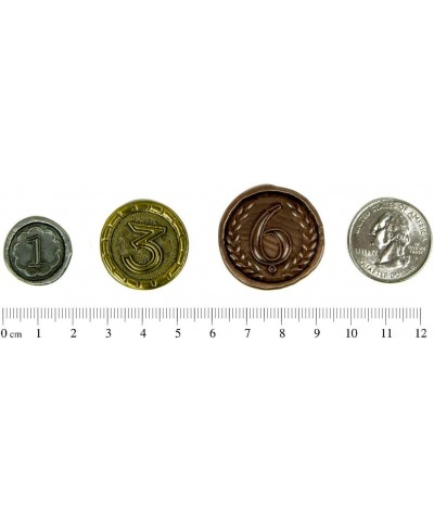 Wondrous Metal Coins for 7 Wonders (57) - Novelty Coins $73.71 Game Accessories