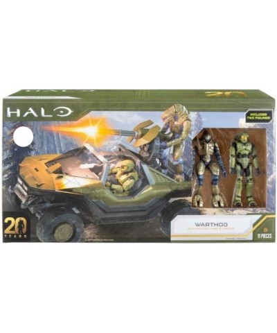 Jazwares World of 20th Anniversary Collection Action Figures & Vehicle Sets (Warthog (w/ Master Chief + Arbiter)) $83.47 Acti...