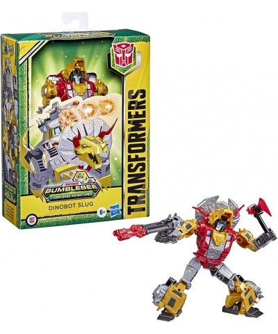 Bumblebee Cyberverse Adventures Toys Deluxe Class Dinobot Slug Action Figure Blaster Fire Fury Action Attack 5-inch $37.14 Ac...