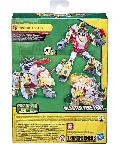 Bumblebee Cyberverse Adventures Toys Deluxe Class Dinobot Slug Action Figure Blaster Fire Fury Action Attack 5-inch $37.14 Ac...