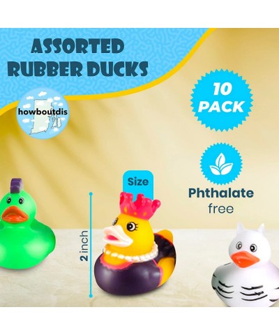 Assorted Rubber Ducks (10) Pack - Bath Tub Baby Showers Classroom Beach & Pool Activity - Size 2" - Kids & Toddlers $19.00 Ba...