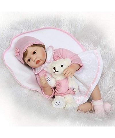 Realistic Reborn Doll 22inch 55cm Handmade Soft Silicone Vinyl Baby Reborn Dolls Girls Real Life Doll Boys Girl Toy Birthday ...